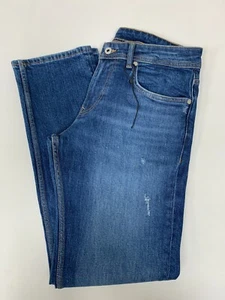 Men's Pepe Jeans Future Straight Cut Denim Mid Wash Size W32-L32 PW207393HV42 - Picture 1 of 14