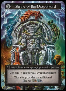 Shrine of the Dragonlord Sorcery Contested Realm SCR Unique Non-Foil MINT - Picture 1 of 1
