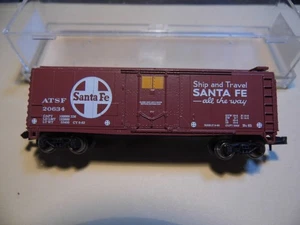 N - Atlas 3315 - 40' Standard Boxcar, Santa Fe ATSF 20634    LN w/Rapido - Picture 1 of 2