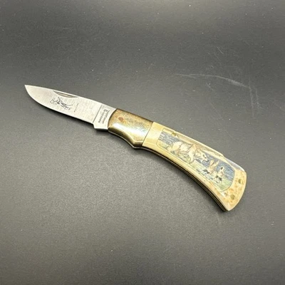 Parker Cut Co 野马骨柄口袋刀日本制造 — 第 1/4 张图片