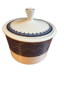 Neu mit Etikett Ralph Lauren HASTINGS - KOBALT Zuckerdose - Einzelhandel 93 $ - Bild 1 von 5