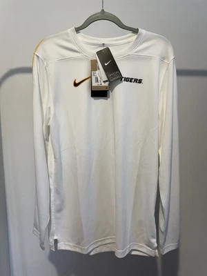 Nike Mizzou Tigers Long Sleeve Shirt M | Dri-FIT | NWT $60 | Sideline Official - Image 1 of 4