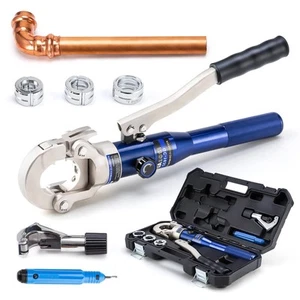 Kupferrohr Fittings Hydraulik Rohr Crimpzange mit 1/2",3/4" und 1" Backen C... - Bild 1 von 6