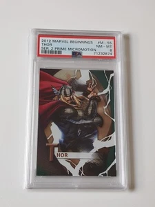 Upper Deck Marvel Beginnings 2012 Thor Prime Micromotion PSA 8 - Picture 1 of 2