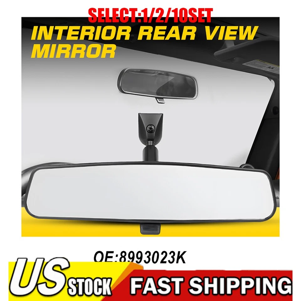 Espelho retrovisor interno espelho retrovisor para 97-06 Jeep CJ YJ TJ JK Wrangler 1~5X - Imagem 1 de 4