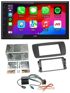 JVC Bluetooth 2DIN MP3 DAB USB Autoradio für Seat Ibiza ab 08 tuam-grey - Bild 1 von 9