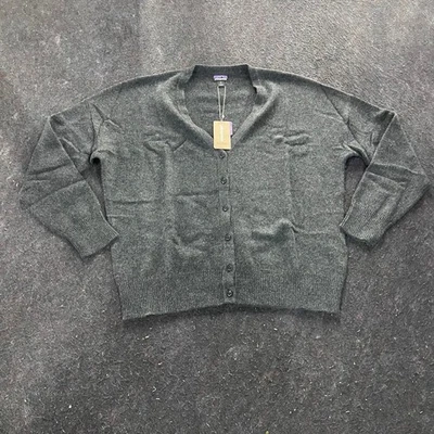 Женский кашемировый кардиган PATAGONIA переработанный размер XS чернила черный - Изображение 1 из 4