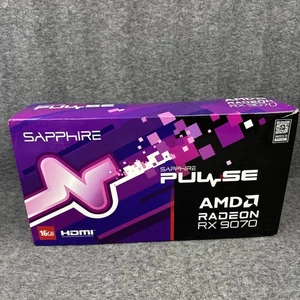 SAPPHIRE PULSE Radeon RX 9070 16GB GDDR6 PCI Express 5.0 x16 ATX Graphics Card 1 - Picture 1 of 16