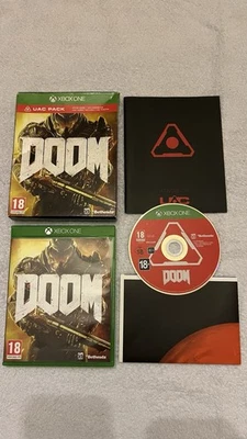DOOM Microsoft Xbox One UAC PACK / Poster, Handbook Special Edition - Trusted! - Image 1 of 4