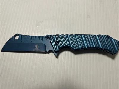 8 1/4" NEW! Blue BUCKSHOT Spring Assisted POCKET KNIFE Folding Knives PBK205BT - Image 1 of 4