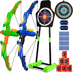 Confezione 2 Arco E Freccia Per Bambini 4 6 8 12 14 Anni, Esterno Giocattoli Giochi - Foto 1 di 12