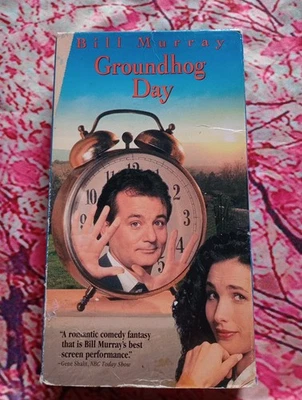 Groundhog Day 1993 VHS Bill Murray - Imagem 1 de 4