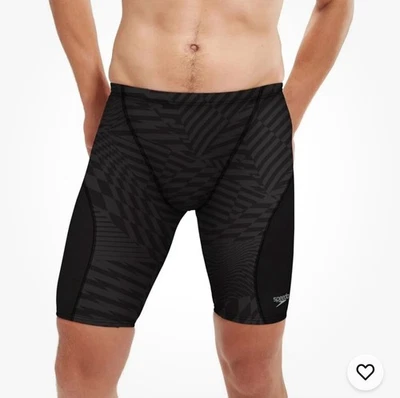 Pantalones Cortos de Natación Speedo Para Hombre Estampado Ecológico Empalme Emisión 32 ML Tormenta Profunda/Antracita - Imagen 1 de 4