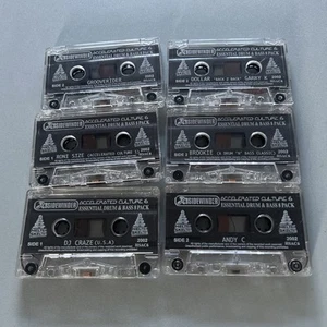 Accelerated Culture 6 - 2002 Drum & Bass Rave Tape 6 Pack Jungle complete - Picture 1 of 2