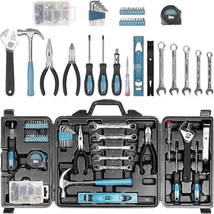 Tool Kit for Home, 144 Piece Hand Tool Set with Storage Box, General Basic Repai - Picture 1 of 7