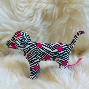 Victoria's Secret PINK | gepunkteter Hund mit Zebramuster | VS 2011 Plüschtier im Ruhestand - Bild 1 von 8