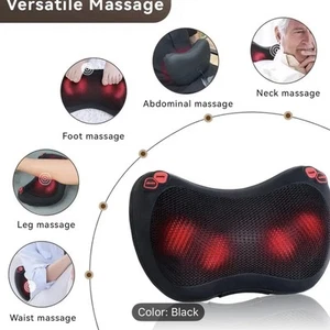 Shiatsu Back Shoulder Neck Massager with Heat Deep Tissue 3D Kneading Massage - Picture 1 of 5