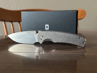 Тихое ношение дрейф складной нож Vanax супер чистая сталь гладкий титан атлас - Изображение 1 из 4