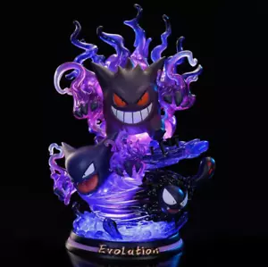 Pᴏᴋéᴍᴏɴ LED-Sammlerfigur – Gengar • Haunter • Gastly Evolution - Bild 1 von 1