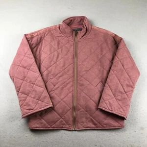 Bagatelle Jacket Women Medium Salmon Pink Lined Full Zip Long Sleeve Quilted NWT - Picture 1 of 11