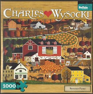 Charles Wysocki 1000 Piece Puzzle - Butternut Farms - New & Complete