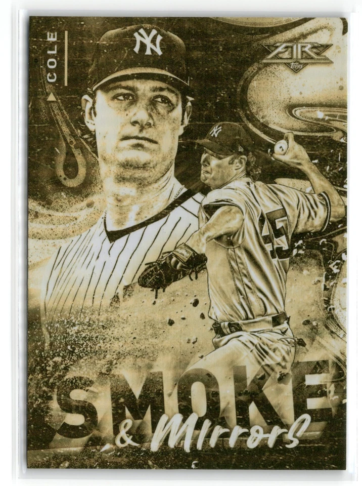 2021 Topps Fire (Gold Minted Inserts: Fired Up, Flame, Ignition, Smoke, Liftoff) - Image 1 of 2