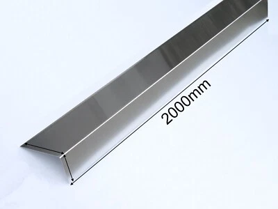 Ángulo de chapa de aluminio chapa angular borde de aluminio ángulo de aluminio protección de bordes aluminio pintable en blanco - Imagen 1 de 4