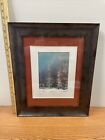 FRAMED LANDSCAPE WATERCOLOR PAINTING FRENCH ARTIST PASCAL IGNELZI FRANCE Signed