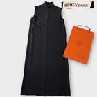 Used Hermes Margiela Period Long Dress Middle Neck High Neck Women Size 38
