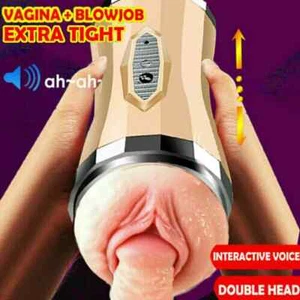 Automatic Handsfree Male Masturbator Cup Stroker Pocket Pussy for Men Sex Toy - Picture 1 of 11