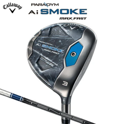 Callaway PARADYM Ai SMOKE MAX FAST Fairway Wood 3W S-Flex Tensei 40 Carbon Shaft - Image 1 of 4