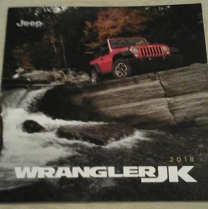 2018 JEEP WRANGLER JK 24-page Original Sales Brochure - Foto 1 di 1