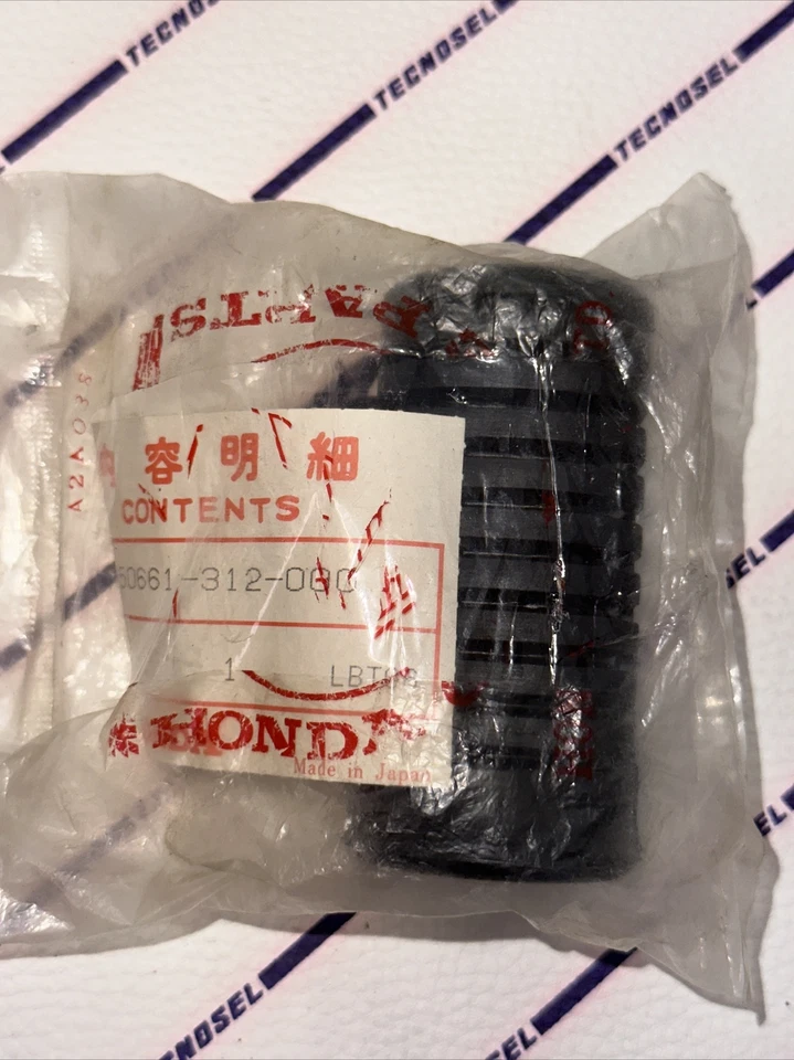 Reposapiés delantero goma Honda OEM NOS XL 600 R 1983-1987 50661-312-000 Foto 1 de 1