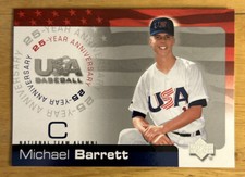 2004 Upper Deck USA Baseball 25-Year Anniversary Michael Barrett #USA-10 NM