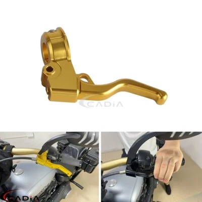 Palanca de embrague dorada para Harley Dyna Sportster Touring Softail Street Bob 1996-2024 Foto 1 de 4