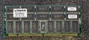 KINGSTON 256MB EDO DIMM RAM 32Mx72 60ns 168-pin ECC Buffered *TESTED* - Picture 1 of 3
