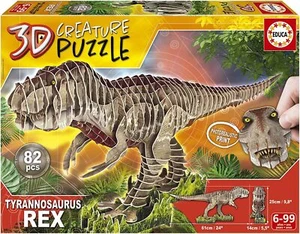 Educa T-Rex Creature Assemble Your own Dinosaur. 3D Puzzle for Ages 5 and up. 19 - Picture 1 of 3