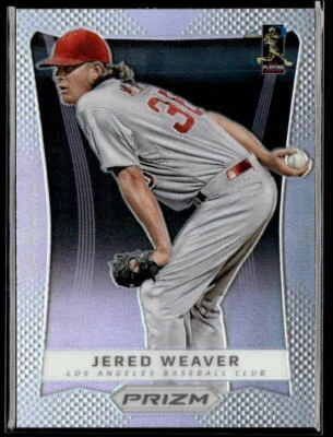 Panini Prizm #60 Jered Weaver Silver Prizm 2012 Foto 1 de 2