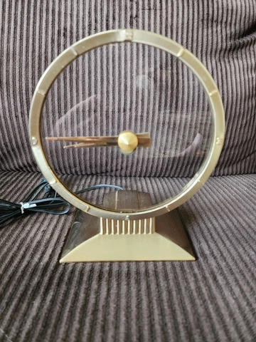 Jefferson The Golden Hour Mystery Clock 580-101 True MCM  c.1958 WORKS!! Cover