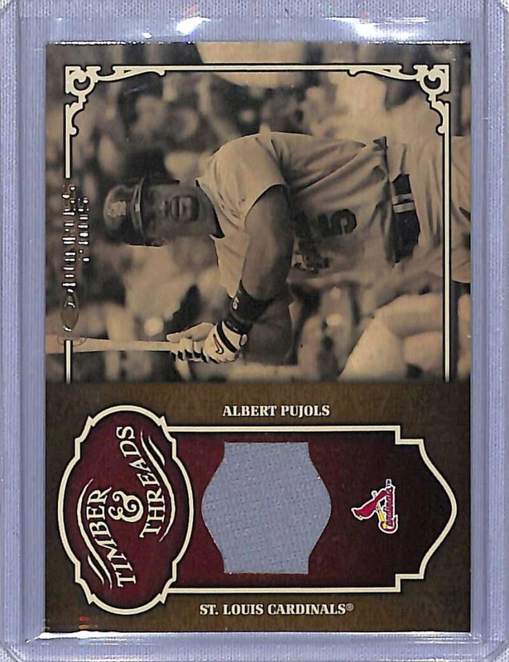 2005 Donruss #TT-1 Albert Pujols Timber and Threads Bat NM-MT - Image 1 of 2
