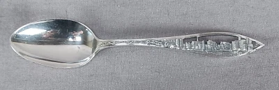 Cuchara de recuerdo antigua Birks Canada de plata esterlina Vancouver Sky Line Foto 1 de 4