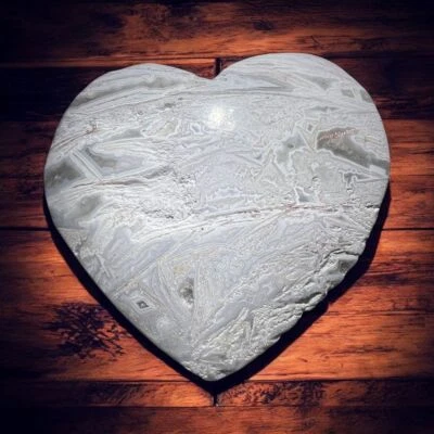 Talla Corazón Druzy Ágata Encaje Blanco Mexicano (14) Foto 1 de 4