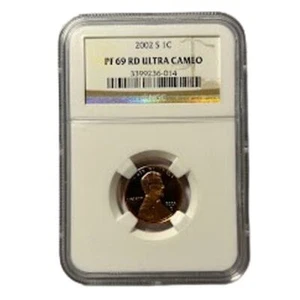 NGC 2002 S PF69 RD Ultra Cameo Lincoln Penny 1c 3399236 - Picture 1 of 2