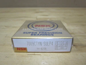 7009CTYNSULP4 NSK Precision Angular Contact Bearing - Picture 1 of 1