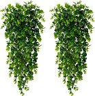 4 Pack Artificial Eucalyptus Plants UV Resistant Plastic Hanging Decor for Indoo