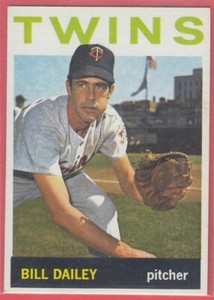 1964 Topps # 156 Bill Dailey (NM) - Minnesota Twins - Box 734-527