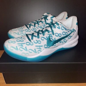 Kobe 8 Protro Radiant Emerald White FQ3549-101 US Men’s Size 9.5 DS Fast Ship - Picture 1 of 7