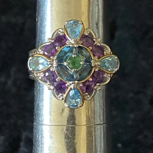 Michael Valitutti Gems En Vogue Precious Gemstone Eternity Band Ring Size 9 - Picture 1 of 8