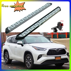 2 piezas estriberas laterales aptas para barras Nerf Toyota Highlander 2020-2023 - Imagen 1 de 7