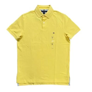 Nuevo con etiquetas Camisa Polo Tommy Hilfiger Para Hombre THFLEX Calce Regular Sólida Mangas Cortas Malla - Imagen 1 de 198